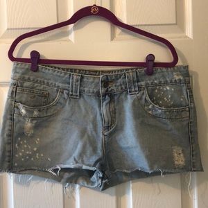 O’Neill Distressed Cut-Off Denim Shorts